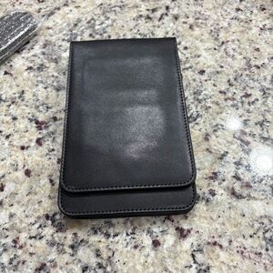 Black cross body cell phone purse Gold tone hardware NWT Gearbeast